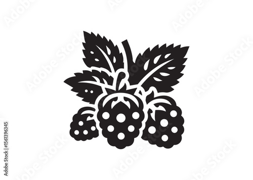 Berry Silhouette Vector Illustration
