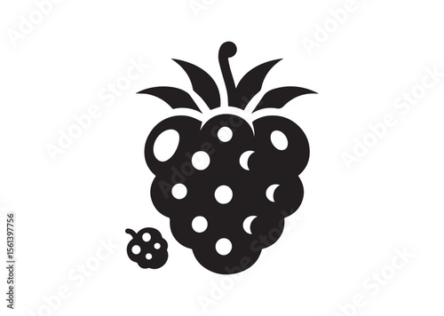 Berry Silhouette Vector Illustration