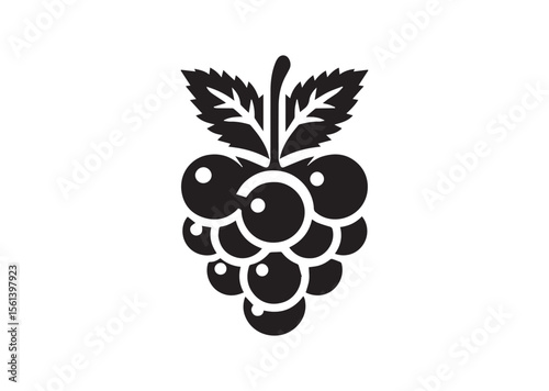Berry Silhouette Vector Illustration