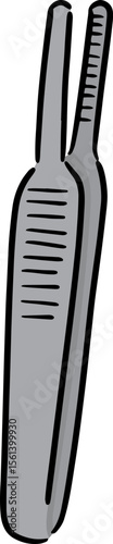 Illustration of forceps
