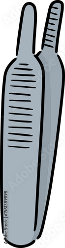 Illustration of forceps
