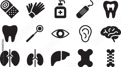 Medical Icons A Comprehensive Set of Healthcare Symbols for Design