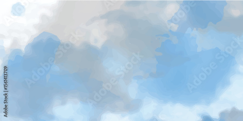 abstract blue sky and clouds background, vibrant clear blue sky with puffy and blurry natural clear clouds, watercolor background concept abstract cloudy sky, Sunset sky and rainy colourfull clouds
