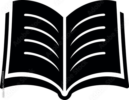 open book vector illustration
