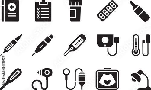 Medical Icons A Comprehensive Set of Healthcare Symbols