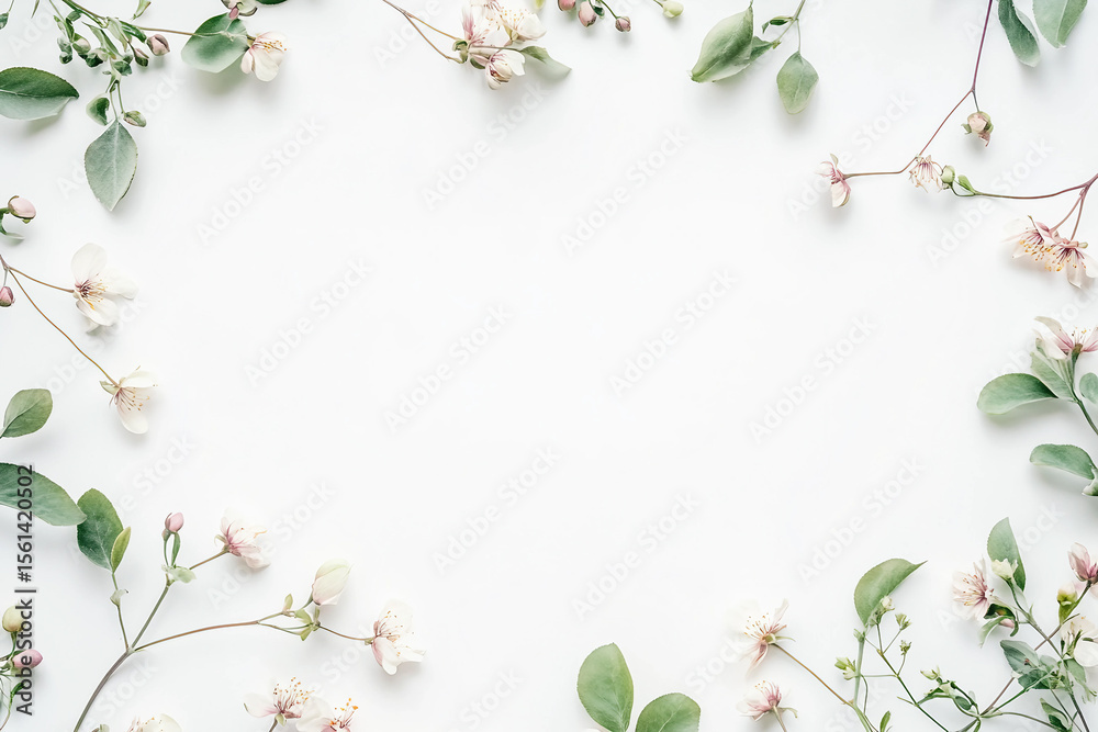 Fototapeta premium 꽃 배경 이미지