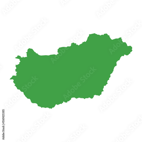 Hungary Map Boundary