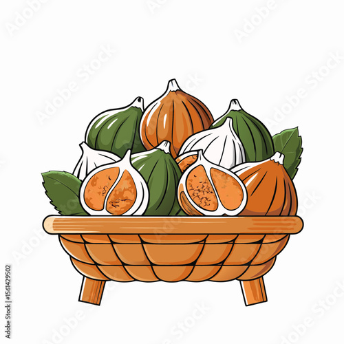 Basket of Figs for Autumn Equinox Celebrations, Seasonal Blogs, Fall Recipe Websites, Harvest Festival Awareness, and Food Artistry Content  