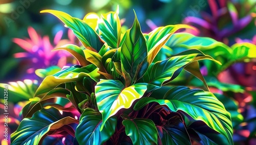 flor verde