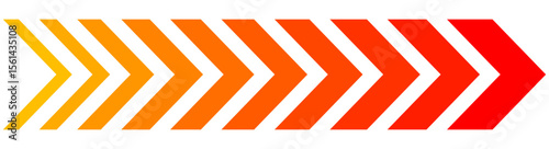 Dynamic red colorful moving arrow. Editable transparent png and vector illustrator file. Abstract Arrows vector icon.
