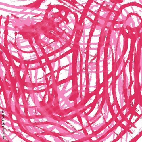 Image created by brush strokes Using bright colors, primary colors, and curved brush
strokes, use it as a background as an artistic work. Can be printed on cloth or other
objects as a background.