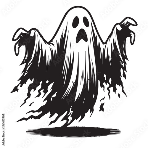 Christmas Ghost vector