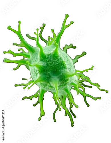 3d rendered virus