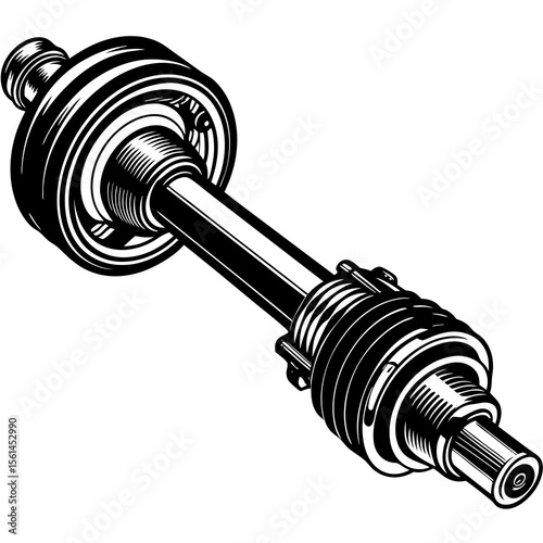 dumbbell isolated on white