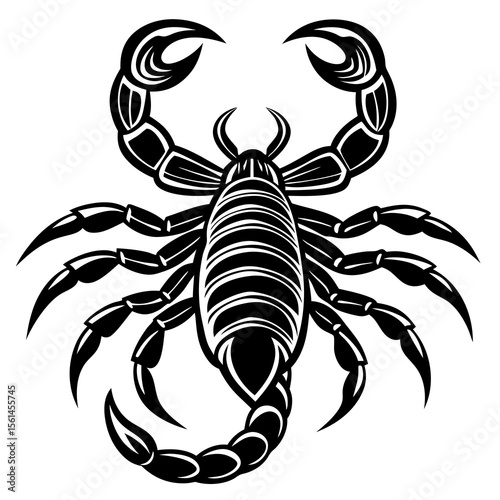 scorpion tattoo vector