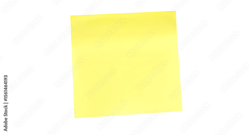 A vibrant yellow sticky note presents a blank canvas for reminders and messages, ideal for organization and creative brainstorming. A vibrant yellow sticky note presents a blank canvas for reminders and messages, ideal for organization and creative brainstorming.