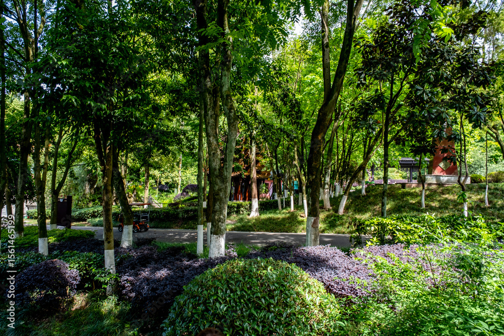 Chongqing Garden Expo Park is a thoughtfully designed combination of ecological restoration, cultural exhibit, and horticultural artistry, Yubei District Longjing Lake Chongqing Garden Expo Park is a thoughtfully designed combination of ecological restoration, cultural exhibit, and horticultural artistry, Yubei District Longjing Lake