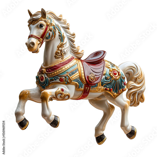 Isoleted a classic carousel horse