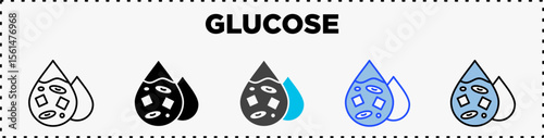 Health Icon Set Line Glyph