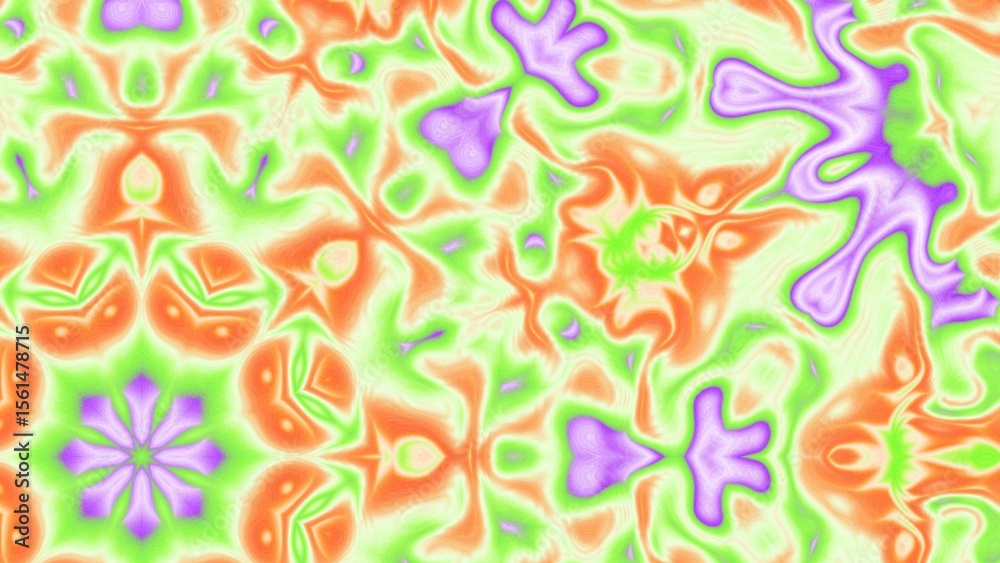 Naklejka premium Fluid Marble Texture with Organic Flow, Abstract Liquid Pattern with Wavy Structure, Melted Surface Design with Soft Transitions, Psychedelic Swirl Texture with Marble Effect