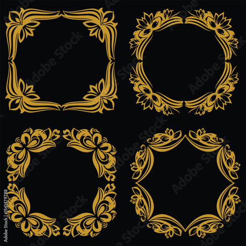 Foundational Floral Frames Premium Decorative Scrapbook Set Packs Broad Appeal