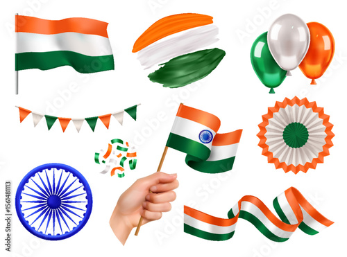 India Independence Day Celebration Original Set
