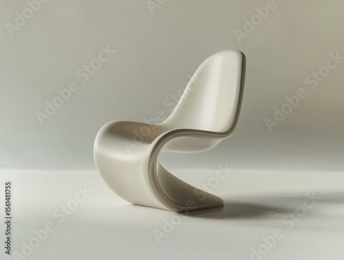 Modern chair design. AI.