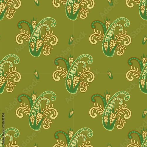 elegant paisley pattern for wallpaper background and textile beautiful paisley originated in persia and paisley is popular in Iran india scotland this paisley design is good for dress shawl scarf rida