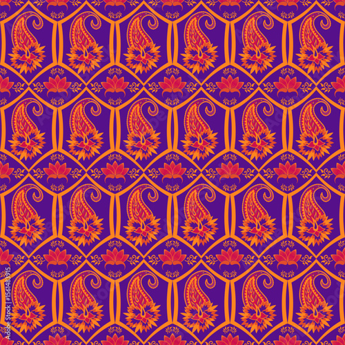 elegant paisley pattern for wallpaper background and textile beautiful paisley originated in persia and paisley is popular in Iran india scotland this paisley design is good for dress shawl scarf rida