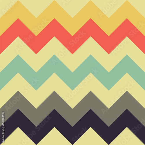 Seamless vector, Chevron pattern vintage colors suitable for pillow cases
