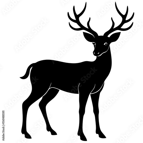 deer silhouette vector