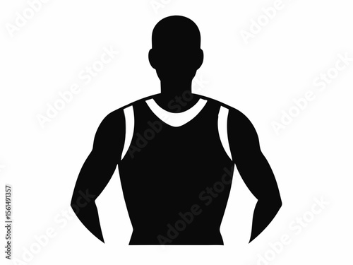 Basketball Player Silhouette Dunking Vector Illustration for Sports Design