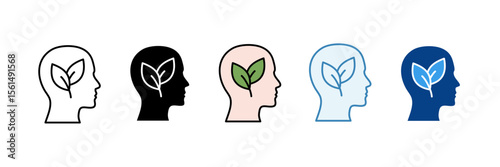 Think Green  Icon Set Multiple Style Collection