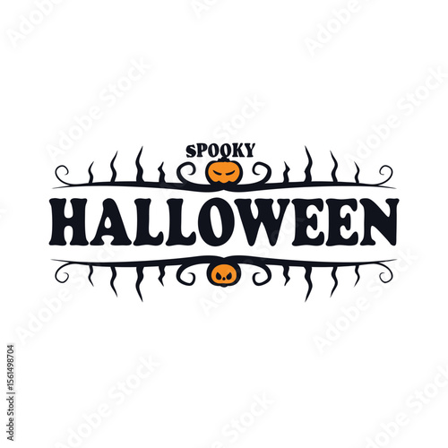Happy Halloween party  emblem 1+ Million Halloween Vector    Art, Icons,  banner and Graphics for