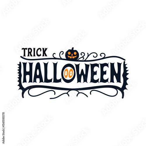 Happy Halloween party  emblem 1+ Million Halloween Vector    Art, Icons,  banner and Graphics for