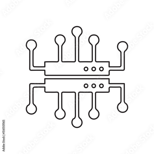 dns line icon