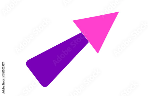 Arrow colorful direction