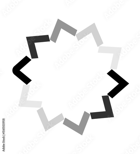 Arrow graphic set for design