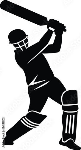 cricket player performing