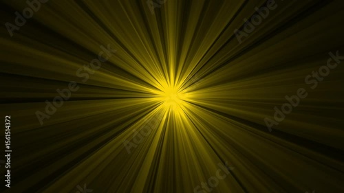 Dynamic Yellow Light Burst Abstract Background Energy Explosion Concept Design Powerful Rays of
