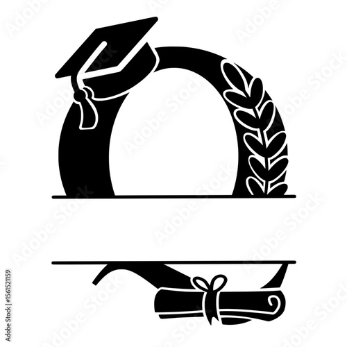 Teacher School Split Alphabet for personalised name