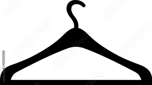 Clothes Hanger Icon in flat style. isolated on transparent background
