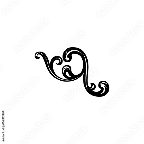 Illustration of download vector flourish design element for decoration invitation card and vintage frame with scroll 100 vector