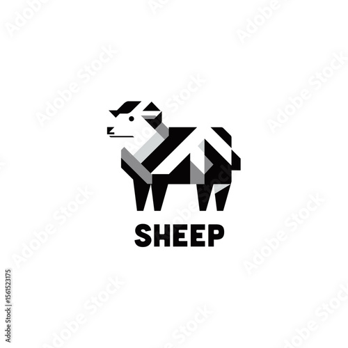 Sheep Logo Vector