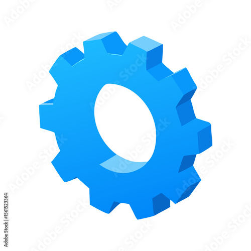 gear wheels isolated on white