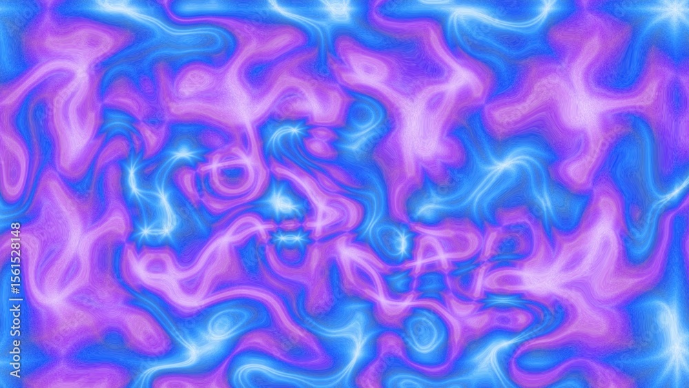 Obraz premium Fluid Marble Texture with Organic Flow, Abstract Liquid Pattern with Wavy Structure, Melted Surface Design with Soft Transitions, Psychedelic Swirl Texture with Marble Effect