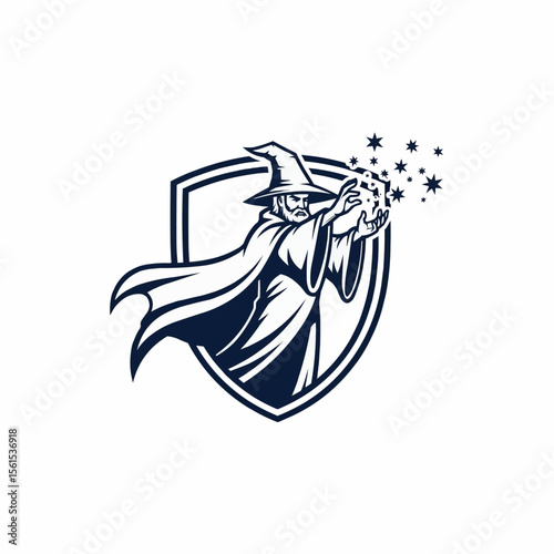 Wizard logo design