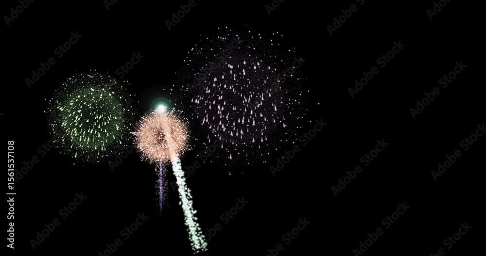 Firework Frame Animation Fireworks Animated Frame – Glowing Celebration Border Animation for ...