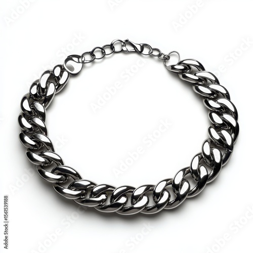 Wallpaper Mural Silver chain necklace jewelry fashion accessory close up view Torontodigital.ca