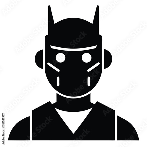 Futuristic Robot Avatar Icon